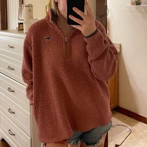 Victoria Secret pink half zipper pullover